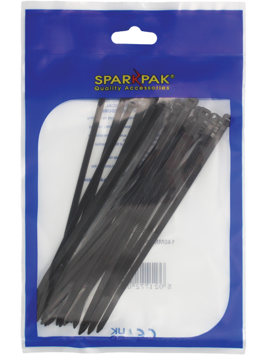 140mm x 3.6mm Cable Ties (25)