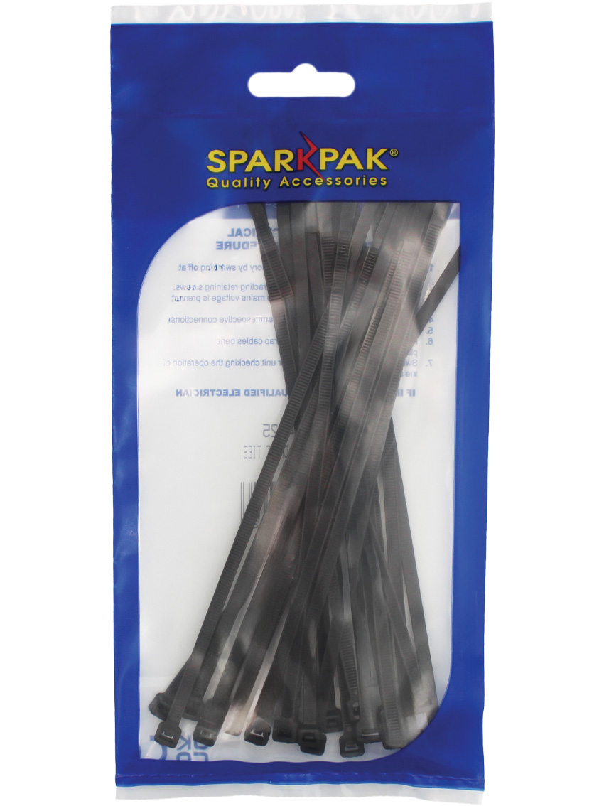 200mm x 4.8mm Cable Ties (25)