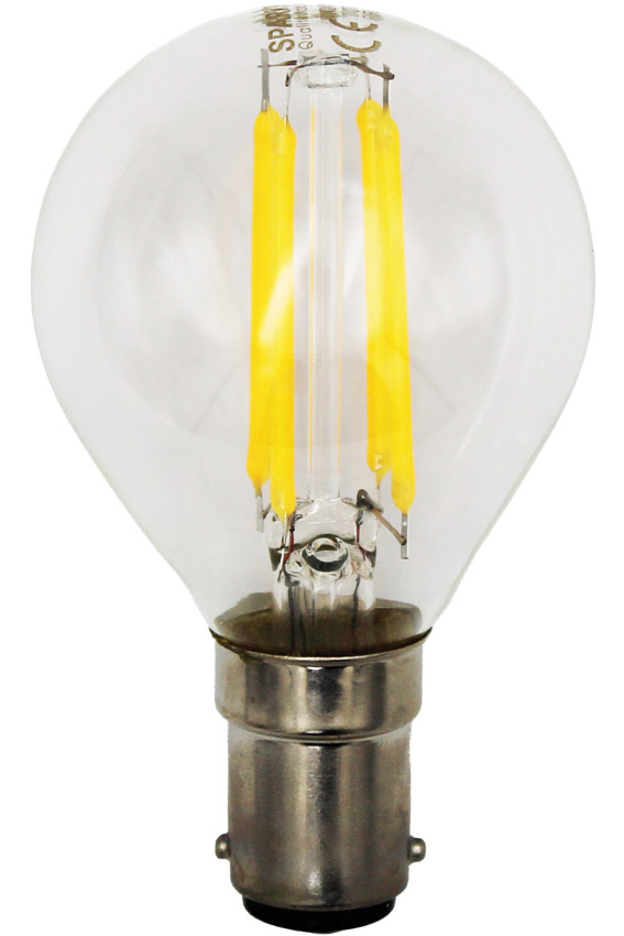 4W SBC Filament LED Golf Ball Lamp