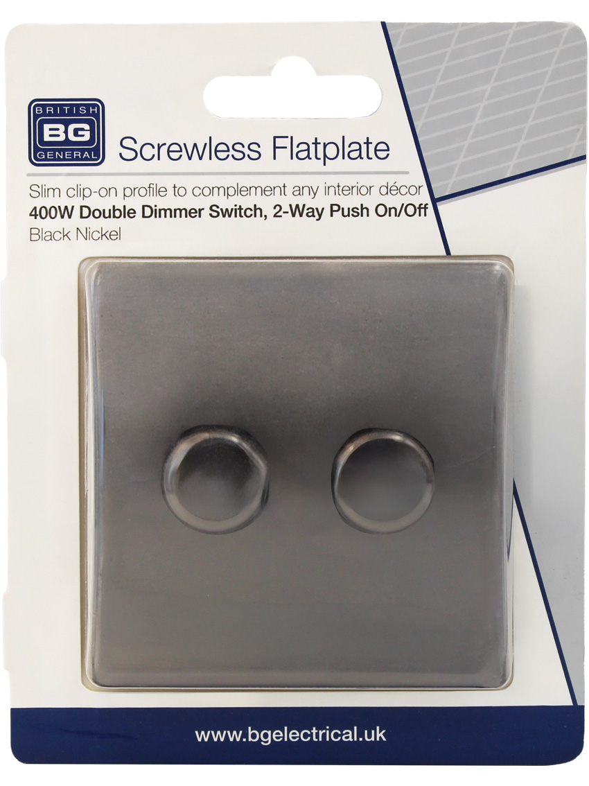 2G DIMMER BLACK NICKEL
