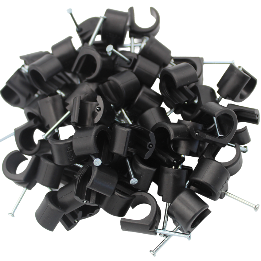 14-20MM ROUND CLIPS BLACK