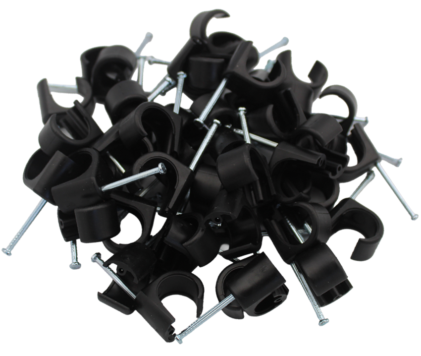 18-22MM ROUND CLIPS BLACK
