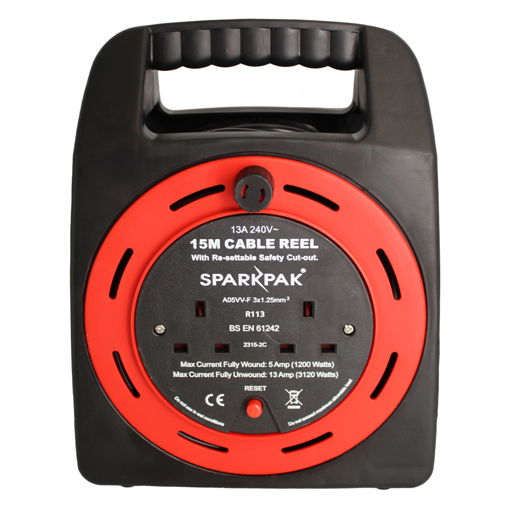 2G 13A 15m Handbag Reel