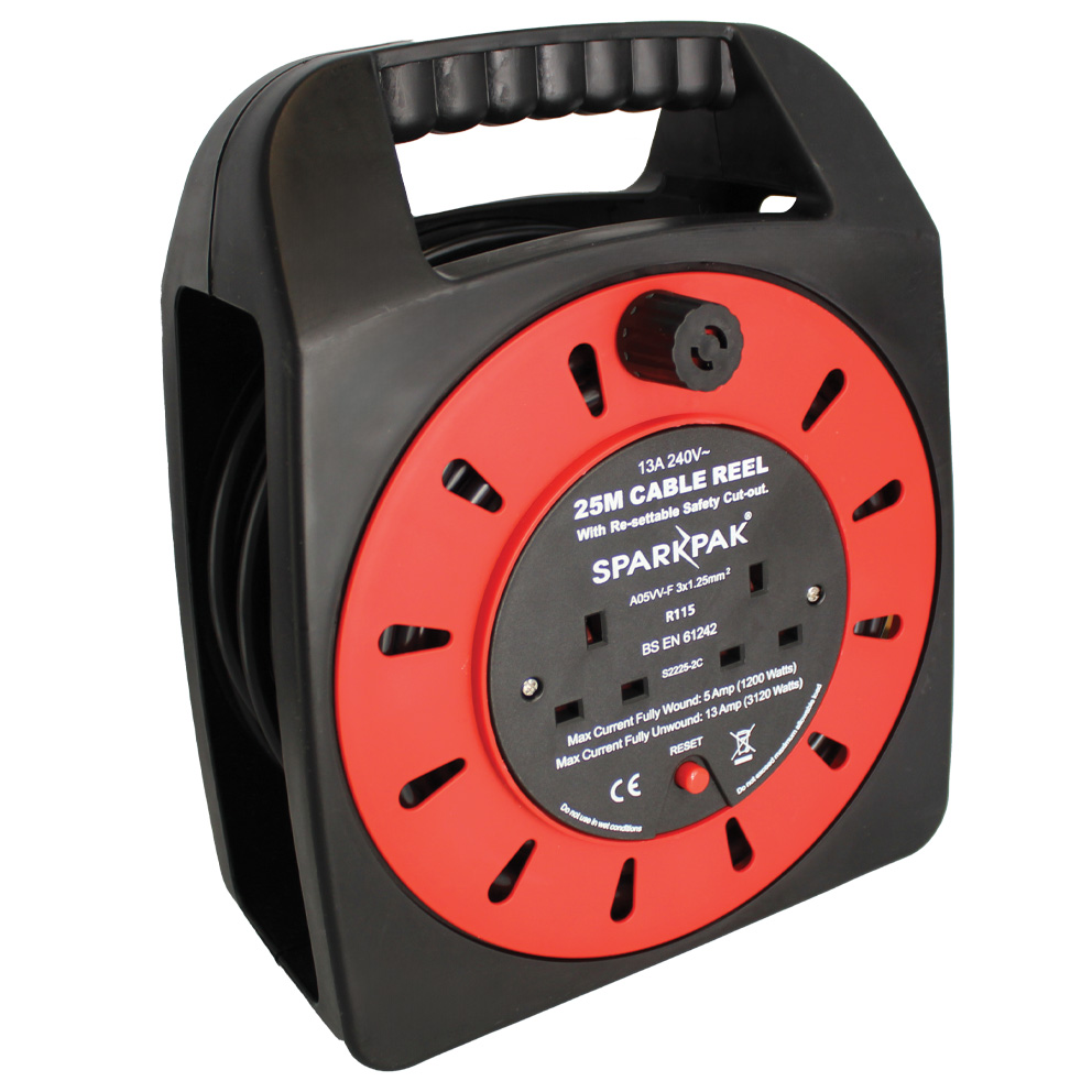 2G 13A 25m Handbag Reel