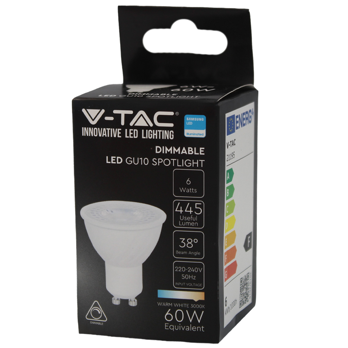 GU10 DIMMABLE LAMP 6W